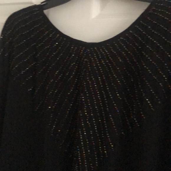 Beaded georgette dressy blouse - Picture 2 of 5